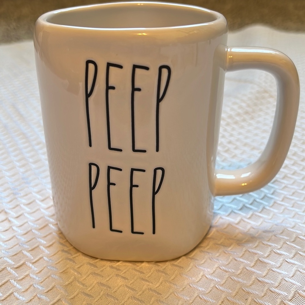 Rae Dunn Easter mug Peep Peep